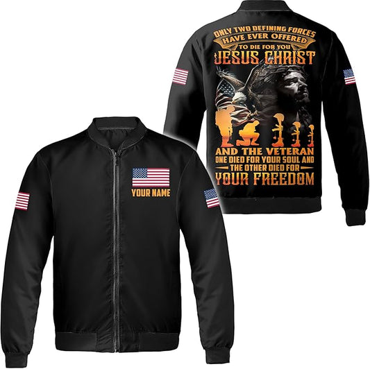 "Jesus Veteran BomberJacket